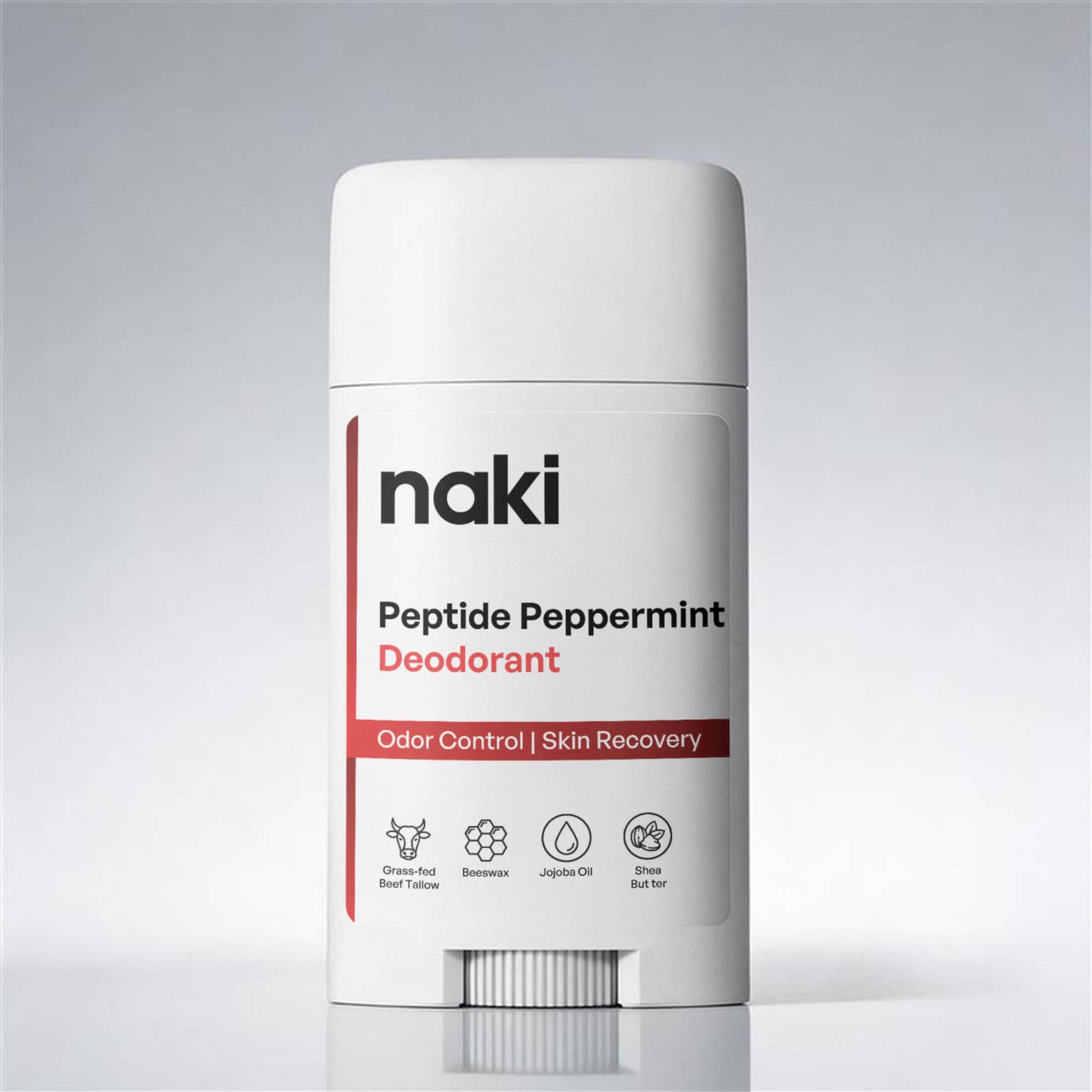 naki Peptide Peppermint Deodorant 2x Pack
