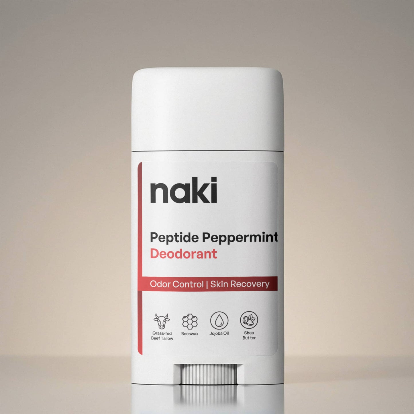 naki Peptide Peppermint Deodorant 2x Pack