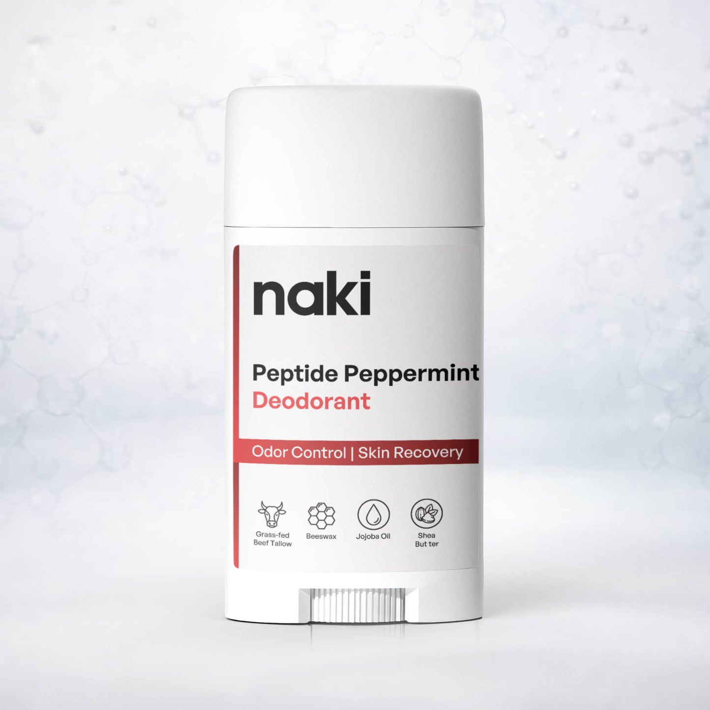 naki Peptide Peppermint Deodorant 2x Pack